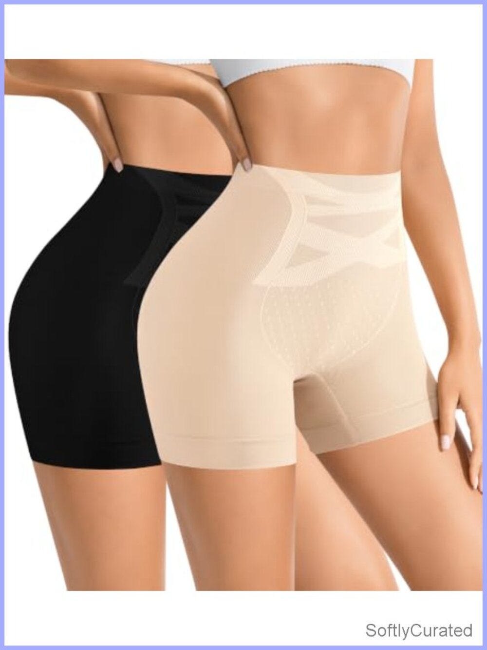 Seamless Slip Shorts Anti Chafing High Waisted Boyshorts Under Dress